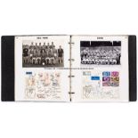 Fine album of signed First Day Covers and philatelic items relating to the 2nd edition of the