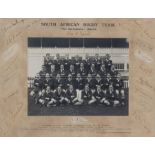 A signed photograph of the South Africa ''Springboks'' rugby team to Britain & Ireland in 1931-32, 8