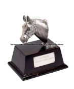 Jockey's trophy for 1991 Indian Turf Invitation Cup at Hyderabad, won by Lester Piggott on Delage,