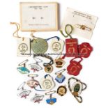 Twelve Leopardstown enamelled members’ race badges, comprising one very early badge LEOPARDSTOWN