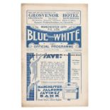 Manchester City v Birmingham programme 17th January 1931