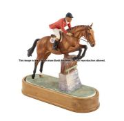 Doris Lindner Royal Worcester limited edition porcelain figural group of Foxhunter & Lt. Col. H.