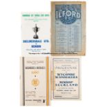 F.A. Amateur Cup Semi-Finals programme collection, including Wycombe Wanderers v Woking 1930-31, the
