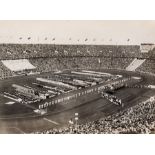 1936 Olympic Games opening ceremony at the Olympic stadium Berlin original press photograph,