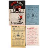 22 Everton 1940s away programmes, 11 x 46-47, 9 x 47-48 & 2 x 48-49