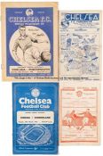 79 Chelsea programmes dating between seasons 1946-47 and 1959-60, homes and aways, including