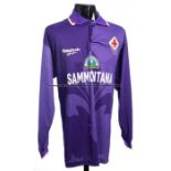 Sandro Cois violet Fiorentina No.14 jersey from the pre-season friendly v Arsenal played in Florence