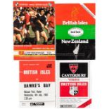 British Lions 1983 Rugby Tour to New Zealand match programmes, a rare set comprising all 18