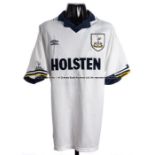 White Tottenham Hotspur No.12 jersey circa 1994 from a pre-season friendly, or a reserves team