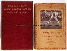 Wallis Myers (Arthur). The Complete Lawn Tennis Player, second edition, Methuen & Co, 1908,