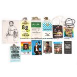 Large collection of boxing access passes, tickets and promotional cards, including access passes