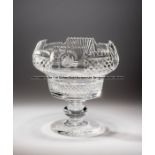 Jockey's trophy for 1977 Waterford Crystal Mile, Goodwood, won by Lester Piggott on Be My Guest, cut