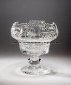 Jockey's trophy for 1977 Waterford Crystal Mile, Goodwood, won by Lester Piggott on Be My Guest, cut