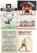 40 football programmes dating between seasons 1946-47 and 1950-51, various Football League club