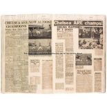 Superb collection of press cuttings albums with coverage of Chelsea FC between seasons 1949-50 and