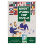 Multi-signed inaugural Rugby World Cup Sevens 1993 Official Programme, 16th-18th April, Murrayfield,