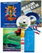 FIFA World Cup & UEFA European Championships programmes and memorabilia, including 1966 &