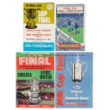 F.A. Cup and League Cup Final match programmes dating between 1952 and 1998, a near-complete run