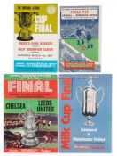 F.A. Cup and League Cup Final match programmes dating between 1952 and 1998, a near-complete run