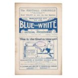 Manchester City v Sheffield United programme 29th March 1930