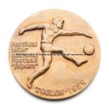 Medal awarded to the Republic of Ireland's Jeff Kenna for the 1989 Toulon Youth International