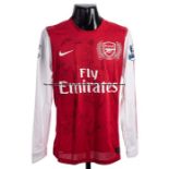 Alex Oxlade-Chamberlain team-signed Arsenal FC red and white No.15 home jersey season 2011-12, 19