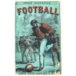 Routledge's Handbook of Football, from the Routledge's sixpenny handbooks series "in fancy boards"