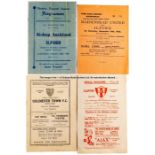 Nine Ilford FC away programmes dating between seasons 1928-29 and 1939-40, condition is fair with