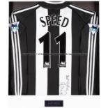 Gary Speed signed Newcastle United jersey worn in the match v Charlton Athletic 15th March 2003,