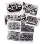 Large collection of Middlesbrough FC b&w team photographs, mostly reprints including from original