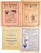 69 Tottenham Hotspur programmes mostly 1930s, all punch-holed, a 1925-26 and a 1929-30, the rest