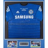 John Terry signed commemorative jersey from the last season he captained Chelsea FC to the Premier