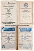 13 Scottish programmes 1940, 5 x internationals, 3 x SFL v FL Inter-League, 3 x club issues, 1 x