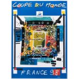 France 1998 FIFA World Cup posters, set of eleven advertising posters, each 70 by 50cm., rolled in