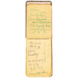 London 1948 Olympic Games autograph book with good selection of sporting signatures, including a