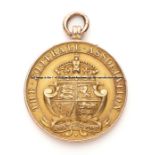 F.A. Amateur Cup winner's medal hallmarked 1925-26, 9ct. gold, inscribed THE FOOTBALL ASSOCIATION,