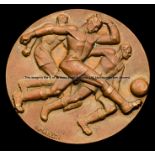 1934 World Cup participation medal awarded to the Czechoslovakia footballer Josef Kostalec, in
