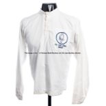 Les Cocker's Leeds United FC 1965 F.A. Cup Final tracksuit top and bottoms, the white cotton Umbro