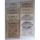 Collection of 21 racecards from now-defunct courses, two for Manchester 1941 and the final day 9th