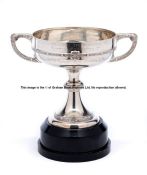 The trophy presented to Keith Piggott as winning trainer for the 1963 Grand National, in the form of