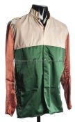 Autographed racing silks jacket including the signature of War Emblem's first trainer Frank