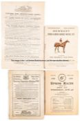 Good collection of 37 English racecards dating between 1928 and 1979, comprising Sandown's 1928