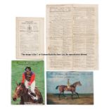 Group of Doncaster racecards including St Leger days, comprising the 1894 St Leger and 17 more St