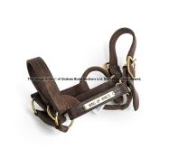 A leather halter for King of Kings the 1998 2,000 Guineas winner, bears engraved brass plaque A