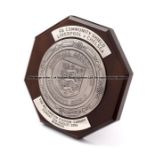 Steve Finnan's Liverpool FA Community Shield winner's plaque 2006,  from the match against Chelsea