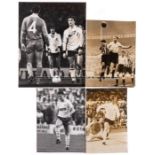 Collection of Tottenham Hotspur press photographs, dating from 1950s to 1980s, approx. 40 b&w player