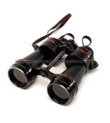 Sir Gordon Richards' racing binoculars by Ross of London, circa mid-1960s, black binoculars with