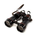 Sir Gordon Richards' racing binoculars by Ross of London, circa mid-1960s, black binoculars with