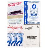 Ilford FC programmes 1980s onwards, the lot also including four binders of 1990s Redbridge Forest
