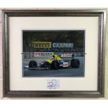 Ray Goldsbrough (contemporary) NIGEL MANSELL – 1992 AUSTRALIAN GRAND PRIX AT ADELAIDE signed by